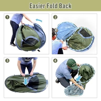 Night Cat Pop-up Camping Tent: 1 Person Tent Waterproof Instant Easy Setup Outdoor Tent - Image 2