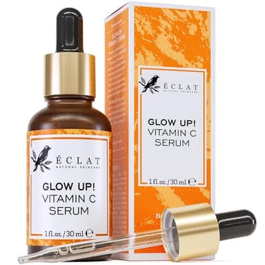 Eclat Skincare Vitamin C Face Serum - Skin Care for Dark Spots, Vitamin C Serum with Hyaluronic Acid, Ferulic Acid, & Vit E - Anti Aging and Skin Brightening, Pure Vit C Facial Care - 30 ml - Image 1
