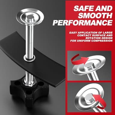 Brake Caliper Compression Tool, Heavy Duty Brake Pad Spreader Tool, caliper piston compressor tool for Compressing Inner Pad, Disc Brake Pad Spreader Tool Suitable for Most Cars and Light Trucks - Image 6