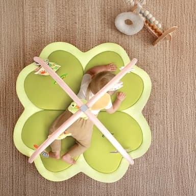Baby Play Mat Activity Gym for Babies and Toddlers, Four-Leaf Clover Baby Play Gyms & Playmats for Babies - Image 7