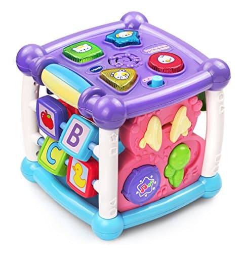 VTech Busy Learners Activity Cube, Purple - Image 1