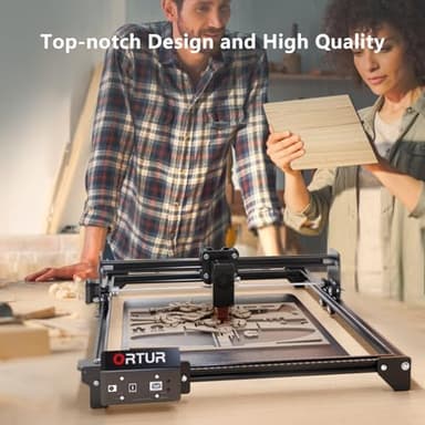 ORTUR Laser Master 2 S2 LU2-10A Laser Engraver Laser, 10000mW Engraving Cutting Machine, Class 4 High Accuracy Laser Cutter, DIY Laser Marking for Metal - Image 7