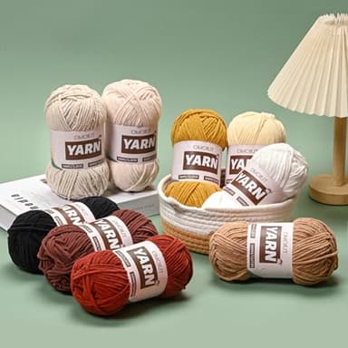 Plush Chenille Chunky Crochet Yarn - Baby Yarn for Crocheting Soft - Velvet Yarns Knitting for Blankets Crafts - Fluffy Amigurumi Yarns 100g / 131yd (Red) - Image 5