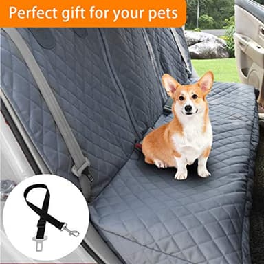 Honest Dog Car Seat Covers, Dog seat Cover with Side Flap for Cars, Trucks, and Suv's - Waterproof & Nonslip Pet Seat Cover for Backseat - Image 7