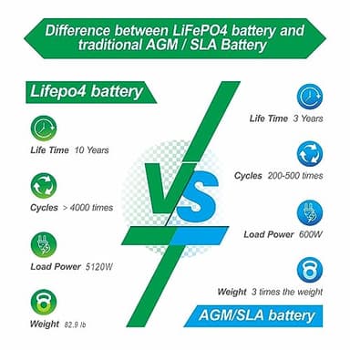 LOSSIGY 48V 100Ah Lithium Battery for Golf Cart, Bluetooth LiFePO4 Battery with 58.4V18A Smart Battery Charger,Perfect for Golf Carts,Trolling Motors, Marine，200A BMS, Peak Current 1000A - Image 3
