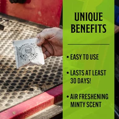 Grandpa Gus’s Extra-Strength Mouse Repellent Pouches, Peppermint & Cinnamon Oil, Natural Rodent Deterrent Control for Garage, RV, Car, Basement, Attic, Storage, 1.75 Oz (Pack of 10) - Image 4