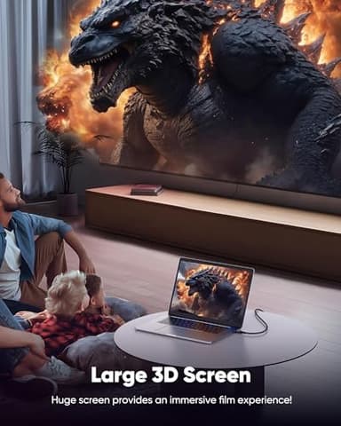 Snowkids Long HDMI Cable 35 ft, 8K 48Gbps Ultra High-Speed HDMI 2.1 Cables Cord, 10K 8K@60Hz, 4K@120Hz Compatible for TV/Laptop/Monitor/PS-5/X-box/Projector/Entertainment, Sound System & More - Image 9