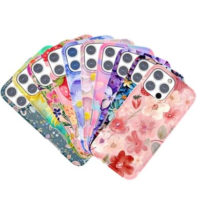 Magnetic for iPhone 16 Pro Max Case Cute for Women Girls, [Compatible with Magsafe][Drop Protection] with Slim Colorful Flowers Oil Painting Girly Phone Case for iPhone 16 Pro Max 6.9 - Image 5