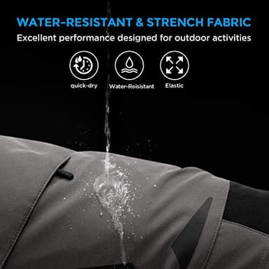 XKTTAC Men's Outdoor Quick Dry Lightweight Cargo Shorts for Hiking, Casual, Camping, Tactical, Fishing, Golf, Travel with 6 Pockets (Smoky Gray, 6X-Large) - Image 3