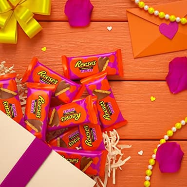 Reese's Milk Chocolate Peanut Butter Hearts, Valentine's Candy Packs, 1.2 oz (6 Count) - Image 6