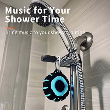 HEYSONG Waterproof Shower Bluetooth Speaker, Durable & Portable with Clear Sound, Ideal for Shower, Pool, Beach & Kayaking – Great Gift for All Ages - Image 3