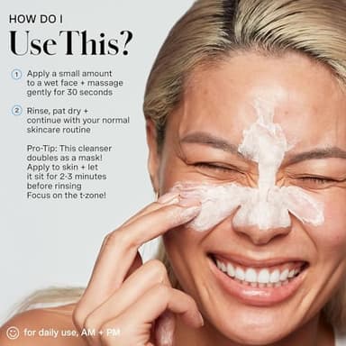 Kate Somerville EradiKate 3% Sulfur Daily Foaming Cleanser Acne Treatment – Clinically Formulated Medicated Face Wash Balances Skin & Cleans Pores, 4 Fl Oz - Image 4