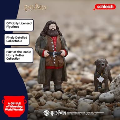 Schleich Harry Potter - Hagrid and Fang the Dog Figurines - 2 PC Harry Potter Set - Wizarding World Collectible Figures for Kids and Adults - Toys for Ages 6+ | 42638 - Image 7