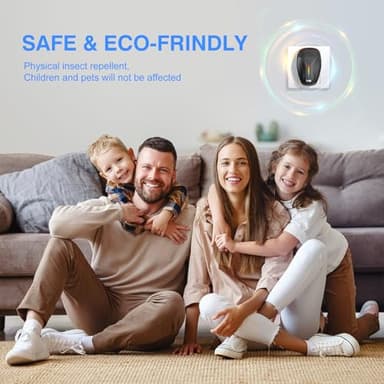 2025 Upgraded Ultrasonic Repeller & Insect Indoor Repeller,Ultrasonic and Repellent for Roach,Rodent,Mouse,Bugs,Mosquito,Mice,Spider,Ant,3 Mode Switching,6 Packs - Image 2