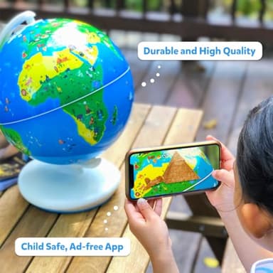 PlayShifu Globe for Children – Orboot Earth: Interactive Kids Globe with 1000+ Facts on Animals, Places & Monuments | Tech-Powered Learning Toy & STEM Gift for Kids Ages 4–10 - Image 7
