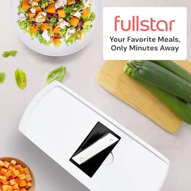 Fullstar The Original Pro Chopper - Vegetable Chopper and Spiralizer, Food Chopper with Container, Fruit Slicer, Kitchen Gadgets & Accessories, Home Essentials (8 in 1, White) - Image 9