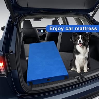 Lxotvae Queen Memory Foam Camping Mattress pad, Thick Sleeping Mat for Adults with Waterproof and Non-Slip Bottom, Portable Roll Up Mattress for Sleepover Guest,Cot Pad for Car Camping - Image 8