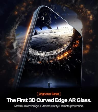 TORRAS OrigArmor for iPhone 17 Pro Max Screen Protector [100% Anti Reflection][3D Full Coverage Fit] Military-Grade Shatterproof 9H+ Tempered Glass Anti-Scratch Screen Protector 17 ProMax 6.9" 1-Pack - Image 2