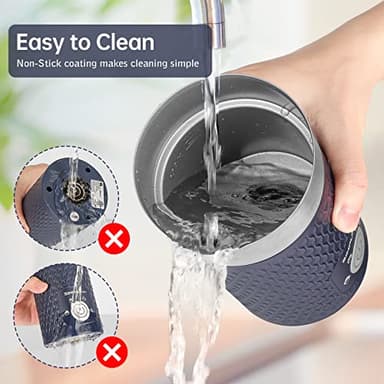 SIMPLETASTE Milk Frother, 4-in-1 Electric Milk Steamer, Automatic Warm and Cold Foam Maker and Milk Warmer for Latte, Cappuccinos, Macchiato - Image 6