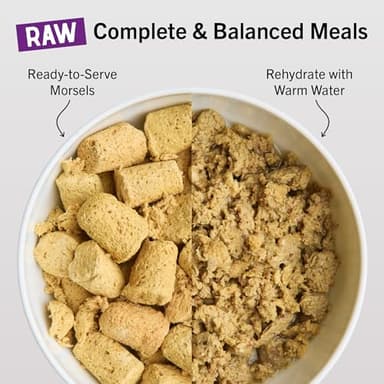 Stella & Chewy's Freeze-Dried Raw Cat Dinner Morsels - Premium Chicken Recipe with 98% Cage-Free Meat & Organs - Natural Grain-Free Cat & Kitten Food - Made in USA - 18 oz - Image 2