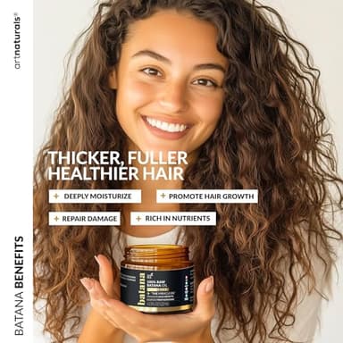 Batana Oil for Hair Growth – 4Pc Set: Raw Batana oil 4oz + 4.2oz Paste, Lash Wand & Brow Brush– Organic Dr. Sebi Inspired Products from Honduras –100% Unrefined Miracle for Scalp, Edges & Eyebrows - Image 3