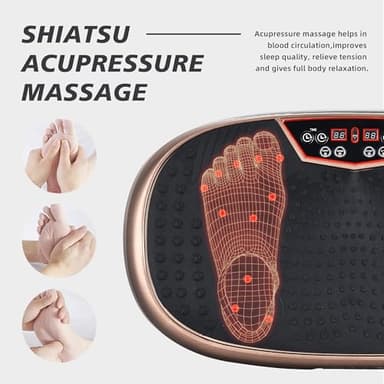 EILISON FitMaxx 3D XL Vibration Plate Exercise Machine - Whole Body Workout Vibration Platform w/Loop Bands - Lymphatic Drainage Machine for Weight Loss, Shaping, Wellness, Recovery - Image 4