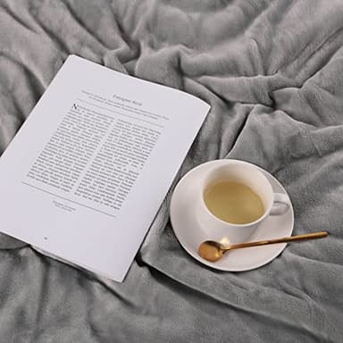 NANPIPER Baby Sherpa Blanket,Warm Toddler Throw Blanket,Soft Newborn Fleece Blanket for Winter (Light Grey,30x40 inches) - Image 9