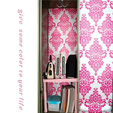 Locker Shelf Adjustable Height and Width, Pink Locker Organizer for Work, Locker Shelves for School Locker, Stack-able Locker Stand Tools for Gym Locker, Locker Accessories Stuff, Pack of 2 - Image 2