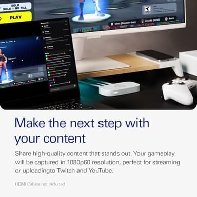Elgato Game Capture Neo – USB Portable Capture Card 4K60 HDR Passthrough, 1080p60 Video Recording – For PS5/Xbox/Switch/iPhone – In OBS, Quicktime and more - Plug & Play/Works on Laptop, PC, Mac, iPad - Image 3