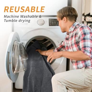 Dog Pee Pad Washable Extra Large, Instant Absorb Thicker Training Pads Non-Slip Pet Playpen Mat, Waterproof Reusable Floor Mat Ideal for Puppy Senior Dog Whelping Incontinence Housebreaking 65x48 Inch - Image 4