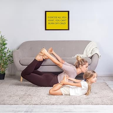 Exercise All You Want - Funny Wall ARt, This Modern Humorous Fitness Wall Art Print Is For Home Decor, Office Decor, Living Room Dceor, Shop Decor Gym Decor, Locker Room Decor, Unframed - 10 x 8 - Image 3