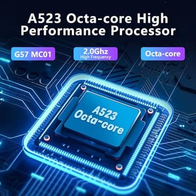 Rebecco 2024 Tablet 10 Inch Android 14 Tablets, 12GB RAM+128GB ROM(Expand to 1TB), Octa Core 1280 * 800 IPS HD Display Android Tablet, Unisoc A523 CPU, 5G/2.4G WiFi, Dual 5MP+8MP Camera,(Gray) - Image 2