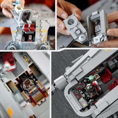 LEGO Star Wars The Razor Crest UCS Set, Ultimate Collectors Series Starship Model Kit for Adults, Large Iconic The Mandalorian Memorabilia Collectable, 75331 - Image 6