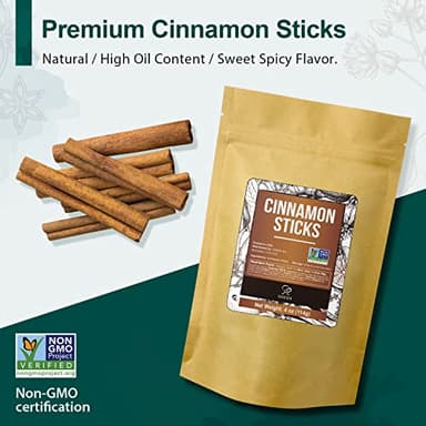 Soeos Cinnamon Sticks Bulk + Star Anise Whole + Whole Cloves Bulk, 4oz Each, All Natural, No Preservative, Starter Spice Set, Perfect Refill for Kitchen Spices - Image 4