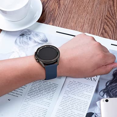 Meliya Bands Compatible with Samsung Galaxy Watch 6 40mm 44mm / Watch 6 Classic Band 43mm 47mm, 20mm Soft Silicone Sport Replacement Strap for Galaxy Watch 6 Band Women Men - Image 6
