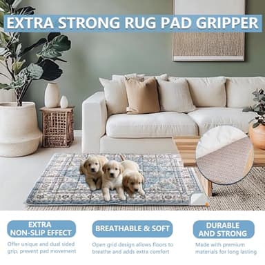 AIHSUMC Washable Thickened Pee Pads for Dogs, 2 Pack (36"x42") Upgrade Reusable Puppy Pads with Non-Slip Rug, Super Absorbent Leakproof Puppy Training & Whelping Pads for Dogs, Doggie - Image 3