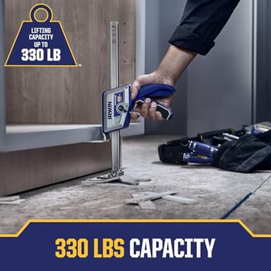 IRWIN Quick-Lift Construction Jack, Hand Lifting Jack Tool, Multifunctional, Lift up to 10" and Lift Capacity 330 lbs (IRHT83100) - Image 9
