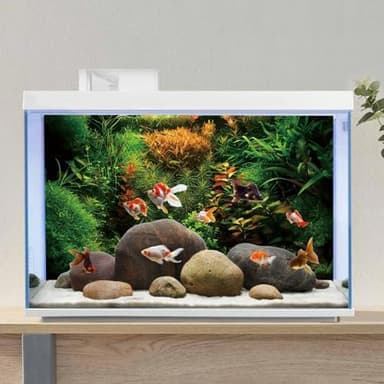 AWERT 24x12 inches Aquarium Background Seagrass Aquarium Background Aquatic Plant River Bed & Lake Fish Tank Background Vinyl Background - Image 4