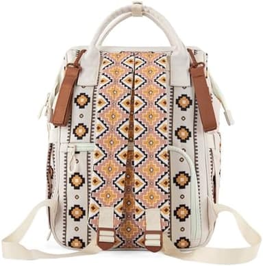 Montana West Wrangler Callie Diaper Bag Backpack with Stroller Straps Multifunction Baby Travel Bag WG2204-9110TN - Image 7