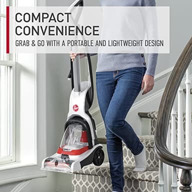 Hoover PowerDash Pet+ Compact Carpet Cleaner Machine, Lightweight Carpet Shampooer Machine, Includes Storage Mat, Pair with a Hoover Carpet Cleaner Solution for a Bright, Refreshed Home - Image 5