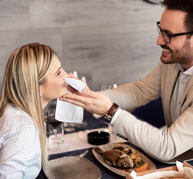 Utopia Home [24 Pack, White] Cloth Napkins 17x17 Inches, 100% Polyester Hemmed Edges, Washable and Reusable Ideal for Parties, Weddings and Dinners - Image 5