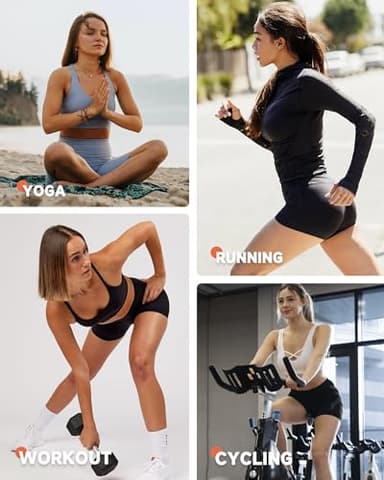 GAYHAY High Waisted Biker Shorts for Women - 8"/5"/3" Soft Black Spandex Shorts for Workout Volleyball Yoga Dance - Image 4