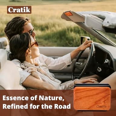 Car Air Freshener - Wood Air Freshener - Car Odor Eliminator for Visor Clip-Variety Scent Refill, Vehicle Scent Diffuser for Cabin, Truck & SUV - Pack of 3 (Grove-Pine-Open air)-CLIP INCLUDED - Image 6