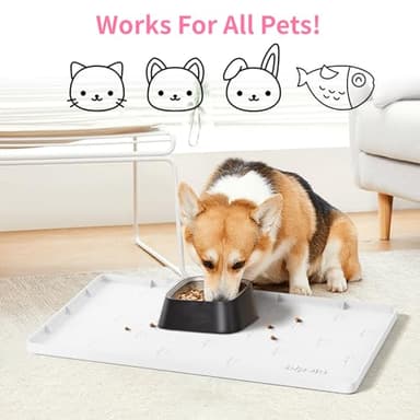 Sdpeia Under Sink Mat for [19" x 12"] Cabinet, Upgraded Silicone Waterproof Mat Kitchen Cabinet Liner Cabinet Protector Kitchen Organizers and Storage - Image 3