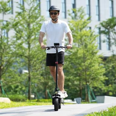 iScooter iX3 Electric Scooter,10" Off Road Pneumatic Tires,800W Motor E-Scooter Up to 25 Miles Range, Top Speed 25MPH, Adjustable Handlebar Height, Folding Commuting Escooter for Adults - Image 8
