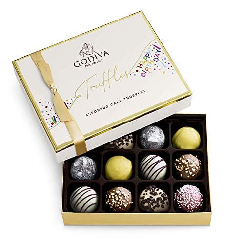 Godiva Chocolatier Birthday Truffles Assorted Chocolate Gift Box, 12 pc. - Image 1