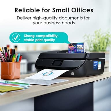 EcoVictor Remanufactured 67XL Ink Cartridge Replacement for HP Ink 67 XL HP67XL Black and Color Combo 2 Pack for DeskJet 4155e 2755e 2700 2700e 4100 4100e 2320 Envy 6000 6055 6400 6055e 6455e Printer - Image 8