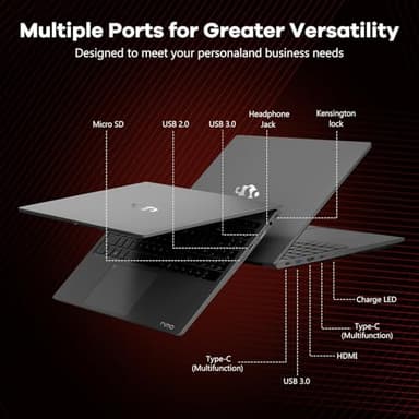15.6 Business-gaming-Laptop, 6-Cores AMD Ryzen 5 6600H 660M 6nm GPU, 32GB DDR5 2TB SSD(Beat i7-1165G7 up to 4.5GHz)100W Type-C FHD IPS Laptop-Computer with Fingerprint Backlit Keyboard WiFi5 Win11 - Image 6