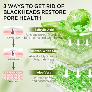 LANBENA Blackhead Remover Nose Pore Strips for Face, 2.0 Upgraded Deep Cleansing Peel off Mask Nose Strips Skincare for All Skin (1.06 Oz/30g) - 60pcs Strips - Image 7