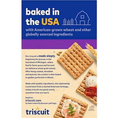 Triscuit Balsamic Vinegar & Basil Whole Grain Wheat Crackers, Lunch Snacks, Bulk Snack Crackers, 6 - 8.5 oz Boxes - Image 17